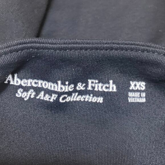 Abercrombie & Fitch Black Sleeveless Scoop Neck Cami Tank Bodysuit Top Size XXS - Picture 3 of 4